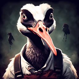 pp goose horror gaming style with "Kalypige" written