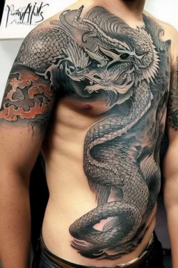 Tattoo, dragon