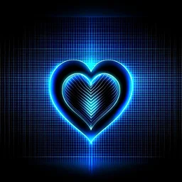 team emblem of a blue Heart with pulse lines