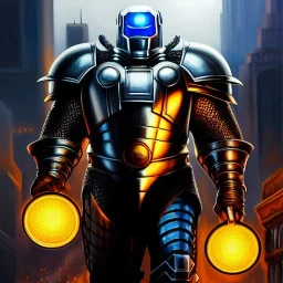 Ultra detailed fullbody Portrait in oil on canvas of Iron Monger Villain with armor ,extremely detailed digital painting, extremely detailed face,crystal clear Big Glowing eyes, mystical colors ,perfectly centered image, perfect composition, rim light, beautiful lighting, 8k, stunning scene, raytracing, anatomically correct, in the style of robert e howard and Ken Kelley and Ohrai Noriyoshi and Simon Bisley and tomzj1