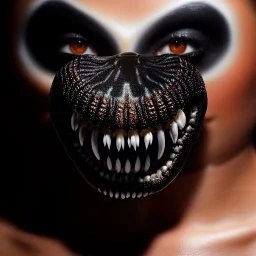 Ultra detailed fullbody Portrait in oil on canvas of Venom merges The Mask,extremely detailed digital painting,extremely detailed face,crystal clear Big eyes, mystical colors ,perfectly centered image, perfect composition, rim light, beautiful lighting,masterpiece,8k, stunning scene, raytracing, anatomically correct, in the style of Wizyakuza and robert e howard and InHyuk Lee and Ohrai Noriyoshi and Simon Bisley.