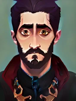 Portrait of a 30 year old strange gay wizard like Jake Gyllenhaal