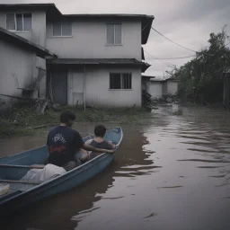 **Cinematic Art:** A thought-provoking short film explores the human cost of unchecked development in floodplains. The story follows two families – one residing in a flood-prone shantytown and another in a high-rise apartment complex. As a storm hits, the film portrays the struggles of both families, highlighting the unequal impact of disasters and the importance of safeguarding the rights of vulnerable communities. **Appearance:** Cinematic art ideas that encompass the essence of constructing a