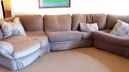 brand new couch in 2 pieces in living room