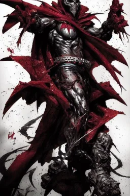 spawn concept art by lee bermejo and greg rutkowski