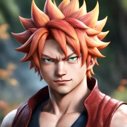 realistic version of natsu dragneel from fairy tail