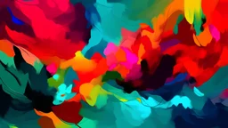 abstract art of various shades of different colors