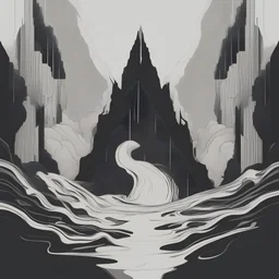 dark fluid cover minimalism