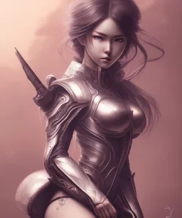 Detailed anime Kunoichi girl using magic ,bodysuit, intricate details, full body portrait, keep head in frame, slight smile, black Japanese motif, concept art, highly detailed, digital painting, concept art, sharp focus, illustration, art by Yoji Shinkawa, WLOP and greg rutkowski and alphonse mucha and artgerm and yanjun Chen and Junji ito and Makoto Shinkai, HDR, octane render