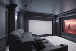 a dedicated home cinema room