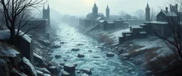 During the Siege of Dorn, the city was lost, walls cracked under war and frost. A desperate mage called wild magic near, not to command it—but to let it hear. The spell went wrong in every way— the river reversed, then chose to stay. It flowed uphill through broken stone, and d