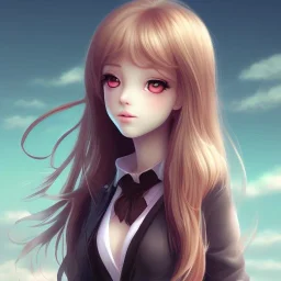 beautiful anime girl