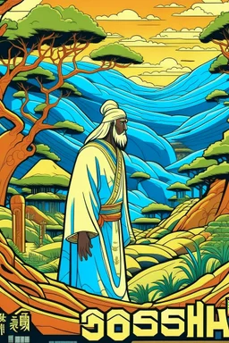 JOSHUA IN THE BIBLE in the style of Hiroshi Nagai