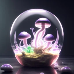 stretching yoga master in a glass shield mushroom, power surge , maze background , levitated lab equipment, 4k, Highly Detailed, Masterpiece, perfect eyes, Digital Illustration, Cinematic Lighting, Realistic, Sharp Focus, Centered, Beautifully Lit, Bioluminescent by Stanley Artgerm Lau