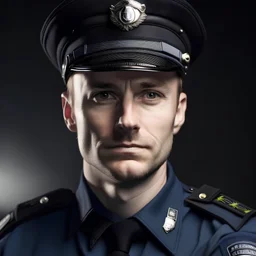 policeman portrait