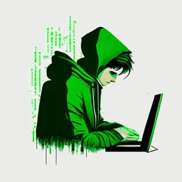 green, minimalistic, beautiful, drawing, art, code, full, png, male, cool