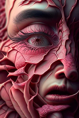 Day dawning skin crawling; insanely detailed; award-winning; rose tones; beautiful; surrealism