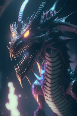 Dragon parasite alien,cinematic lighting, Blender, octane render, high quality