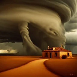 A tornado in the land of Salvador Dali.