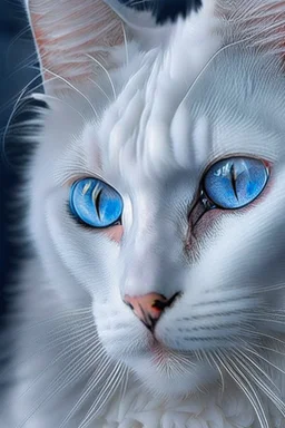 white cat blue eyes