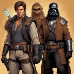 Han Solo as a tattooed gangsta monk in her iconic bounty hunter outfit, his Wookiee friend is on his side: Inside the Fate of the battle