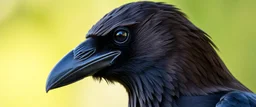 crow dad, faceted portrait