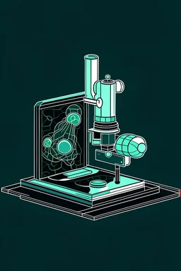 2D Vector-based Animation for Microscope