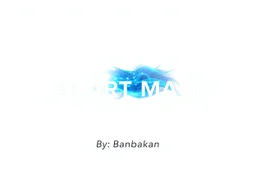 A high-end professional logo design blending a precision CNC tool bit with flowing digital AI neural network connections. The visual style is sleek, combining metallic silver engineering components with glowing electric blue fluid lines. On a clean, professional white background. Centered text, very legible, reading 'AI ART MAGIC' in a bold, modern sans-serif font. Directly underneath, the tagline 'By: Banbakan' in a smaller, elegant, refined, and clean font. Luxury tech branding style, vector g