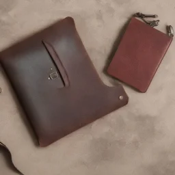 Leather case for lawyers with a designated place for BANG