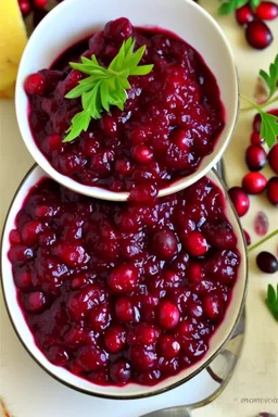 cranberry sauce