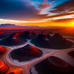 Damaraland, Namibia,aerial view,cloudy,extremely detailed digital painting, high resolution,8k, realistic, beautiful, volumetric lighting, mystical colors ,perfectly centered image, perfect composition, rim light, beautiful lighting,masterpiece, stunning scene, raytracing, anatomically correct, in the style Van Gogh and robert e howard and Ken Kelley and Ohrai Noriyoshi and Simon Bisley and tomzj1.