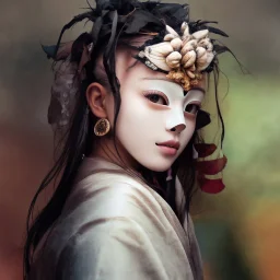 girl with a mask orawinditional