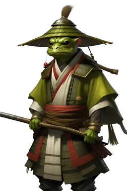 Add a samurai hat over the head