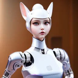 beautiful smooth realistic Japanese robot rabbit girl figure, extremely sharp detail, finely tuned detail, ultra high definition, 8 k, unreal engine 5, ultra sharp focus, accurate wings, in flying mode centered.