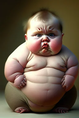 fat baby realistic