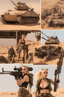 [modelshot scene] tank Girl in her iconic scene