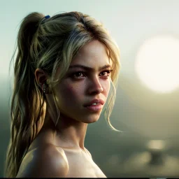 Shakira, artist, Realistic image, waist up portrait. perfect eyes, glow, circle iris. concept art, smooth, unreal engine 5, god lights, ray tracing, RTX, lumen lighting, ultra detail, volumetric lighting, 3d, finely drawn, high definition, 4k.