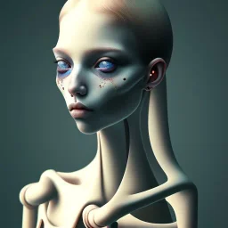  mutant girl sad bone horner