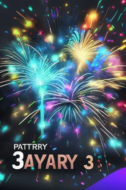 party 2-3 courses you are invited streamers fireworks