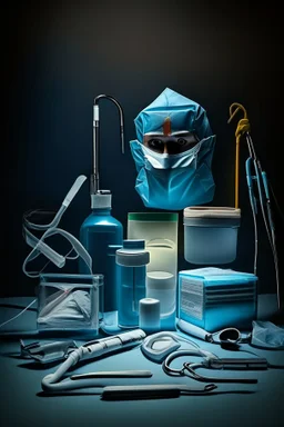 Specialty, nurse, job, medical equipment, lighting, needle, plaster, bandages, mask