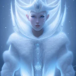 ice kingdom digital painting,a crystal - clear ice, majestic, ice fractal, Fantasy, Illustration,Character Design, magician, 16k