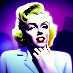 Ultra Realistic retro sci-fi scene, portrait, blonde woman, sweet young Marilyn Monroe face, perfect iris, tight latex coat, Strange planet background, Retro sci-fi style helmet, fog, rain, soft color, highly detailed, unreal engine 5, ray tracing, RTX, lumen lighting, ultra detail, volumetric lighting, 3d, finely drawn, high definition, high resolution.