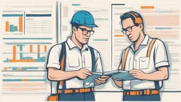 operators looking at a huge maintenance schedule