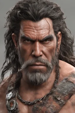 Nanoc the Barbarian, 4k UHD, hyper-realistic, photorealistic, ultra-realistic, realistic, lifelike,