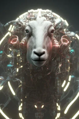 sheep brain cyborg, matrix style