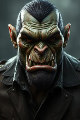 orc mafia boss realistic