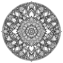 so simple mandalas coloring pages