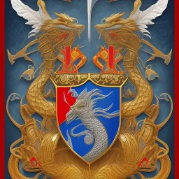 coat of arms of an astec city featuring snakes and feathers, very detailed