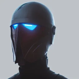 Futuristic helmet, style Kylo Ren