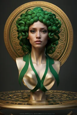 mdjrny-v4 style Medusa, greek mythology, young female face, green aesthetic, young female face, golden ratio, symmetric, elegant, ornate, luxury, matte painting, ultra realistic, concept art, intricate details, highly detailed, photorealistic, octane render, 8k, unreal engine, sharp focus, volumetric lighting unreal engine. art by artgerm and greg rutkowski and Alphonse Mucha and Vraska GolgariHijabi cute girl with cyberpunk prosthetics, with QURAN, in islamic dress, long hair, Spaceship inside,